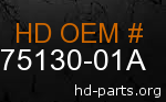 hd 75130-01A genuine part number