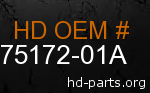 hd 75172-01A genuine part number