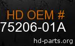 hd 75206-01A genuine part number