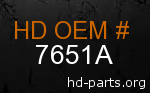 hd 7651A genuine part number