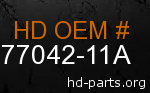 hd 77042-11A genuine part number