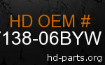 hd 77138-06BYW genuine part number