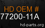 hd 77200-11A genuine part number