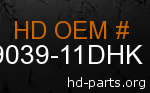 hd 79039-11DHK genuine part number