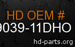 hd 79039-11DHO genuine part number