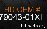 hd 79043-01XI genuine part number