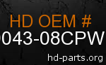 hd 79043-08CPW genuine part number