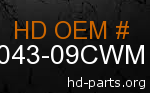hd 79043-09CWM genuine part number