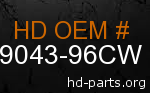 hd 79043-96CW genuine part number