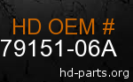 hd 79151-06A genuine part number