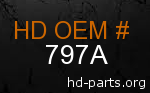 hd 797A genuine part number