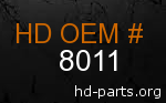 hd 8011 genuine part number