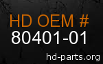 hd 80401-01 genuine part number