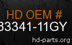 hd 83341-11GY genuine part number
