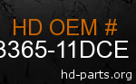 hd 83365-11DCE genuine part number