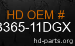 hd 83365-11DGX genuine part number