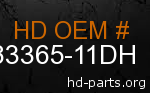 hd 83365-11DH genuine part number