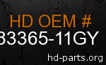 hd 83365-11GY genuine part number