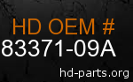 hd 83371-09A genuine part number