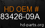 hd 83426-09A genuine part number