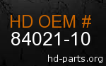 hd 84021-10 genuine part number
