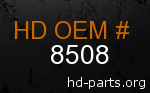 hd 8508 genuine part number