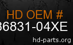 hd 86831-04XE genuine part number