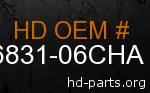 hd 86831-06CHA genuine part number