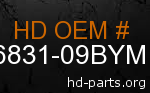 hd 86831-09BYM genuine part number