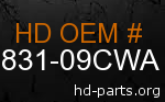 hd 86831-09CWA genuine part number