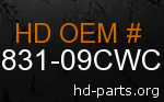 hd 86831-09CWC genuine part number