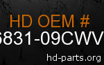 hd 86831-09CWV genuine part number