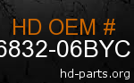 hd 86832-06BYC genuine part number