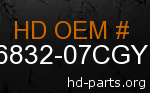 hd 86832-07CGY genuine part number