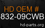 hd 86832-09CWB genuine part number