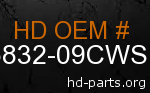 hd 86832-09CWS genuine part number