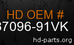 hd 87096-91VK genuine part number