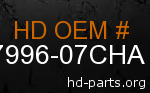 hd 87996-07CHA genuine part number