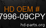 hd 87996-09CPY genuine part number