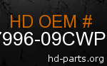 hd 87996-09CWP genuine part number