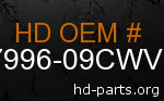 hd 87996-09CWV genuine part number
