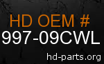 hd 87997-09CWL genuine part number