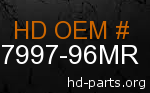 hd 87997-96MR genuine part number