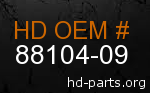 hd&nbsp88104-09 genuine part number