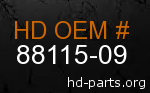 hd&nbsp88115-09 genuine part number