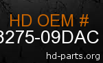 hd 88275-09DAC genuine part number