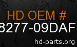 hd 88277-09DAF genuine part number