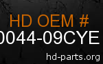 hd 90044-09CYE genuine part number