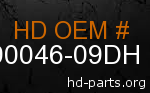 hd 90046-09DH genuine part number