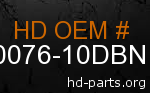 hd 90076-10DBN genuine part number